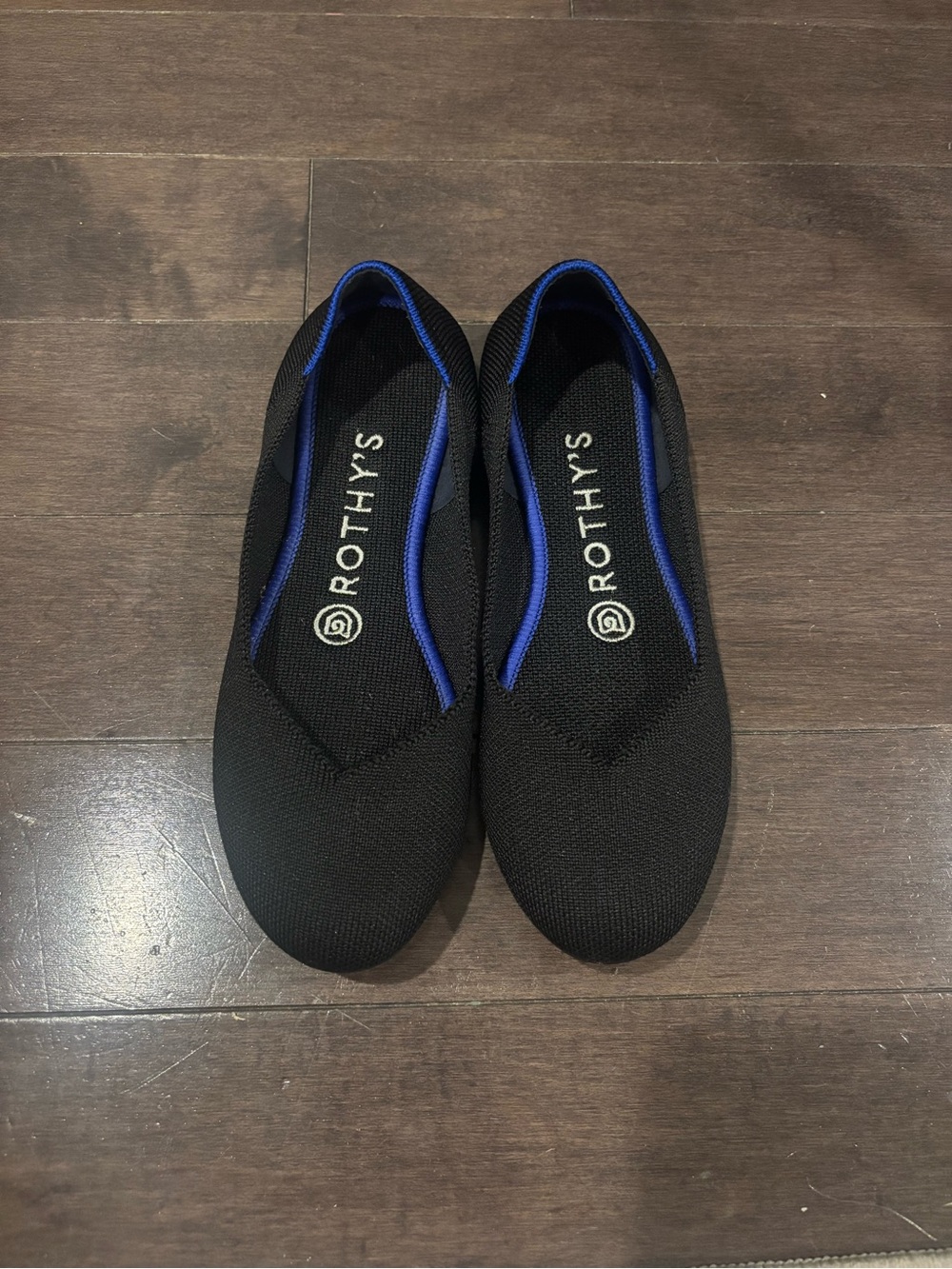 Black Rothy Flats